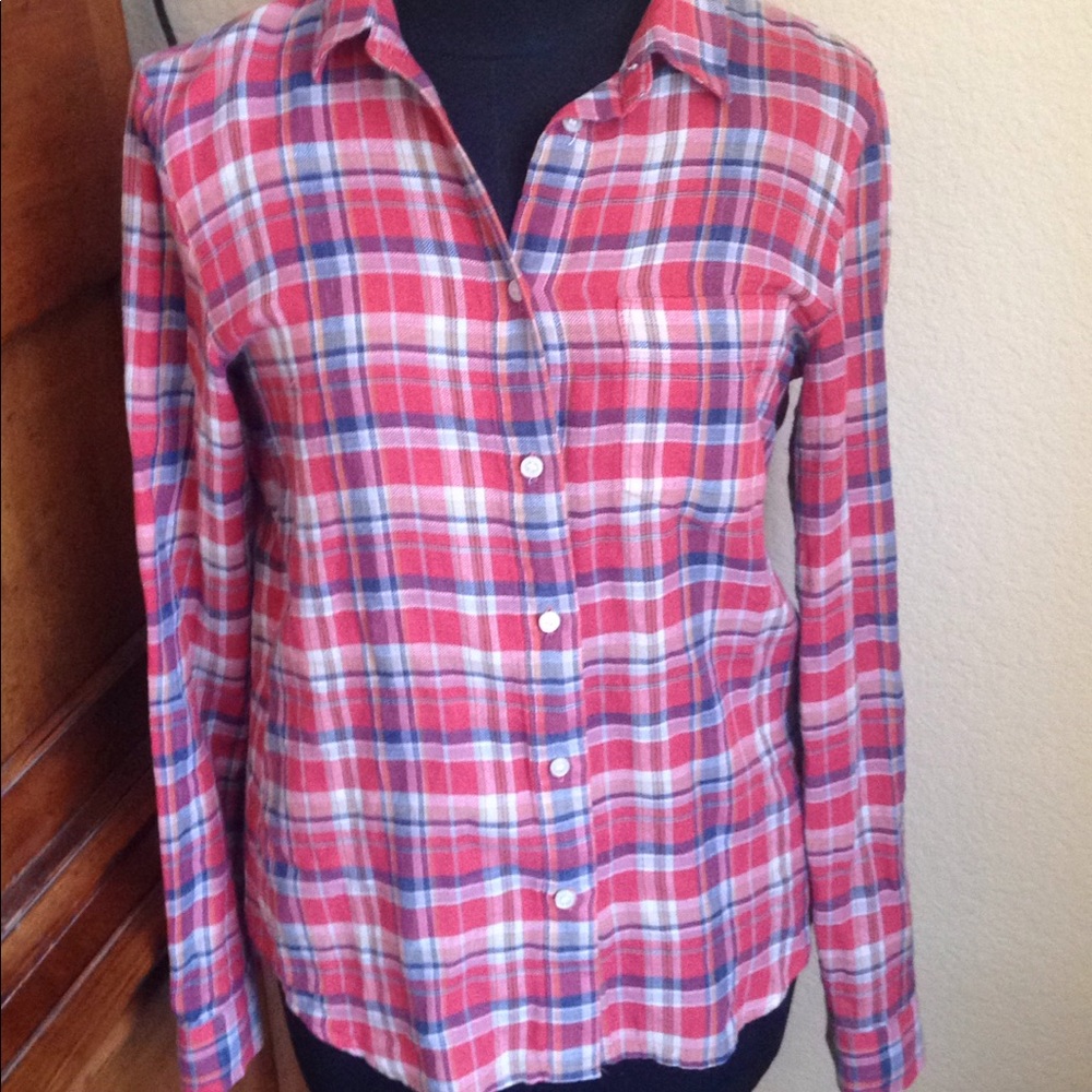 Madewell Sz XS Flannel Shirt